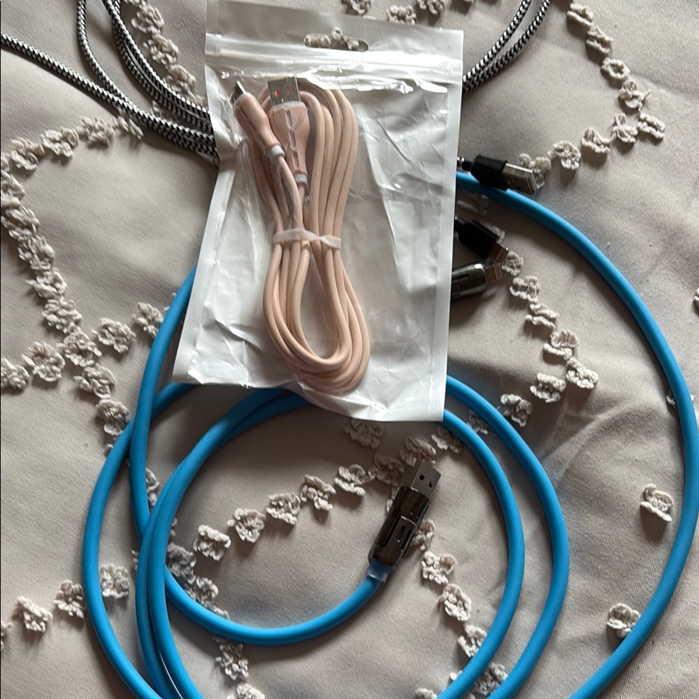 Free Blue USB Charging Cable